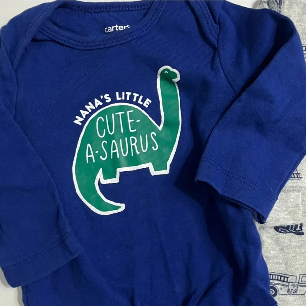 Carters • 3 Pack Baby Onesies 3 Months